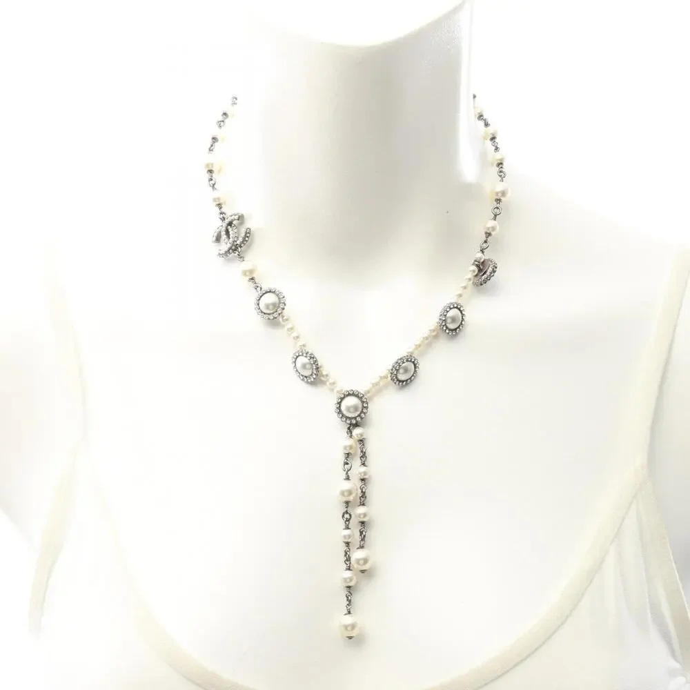 Chanel Cc Logo Pendant Necklace #246843C20B